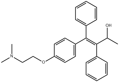 α-ヒドロキシタモキシフェン 化学構造式