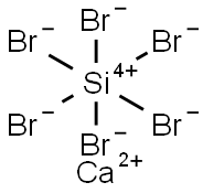 calcium hexabromosilicate(2-) 化学構造式