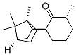 rel-2-メチル-6-[(4β*)-1α*,7,7-トリメチルビシクロ[2.2.1]ヘプタ-2β*-イル]シクロヘキサノン 化学構造式
