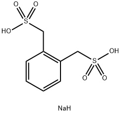 1,2-Benzenedimethanesulfonic acid disodium salt Struktur