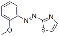 2-[(2-Methoxyphenyl)azo]thiazole 结构式