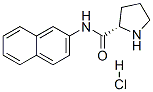 L-PROLINE BETA-NAPHTHYLAMIDE HYDROCHLORIDE Struktur
