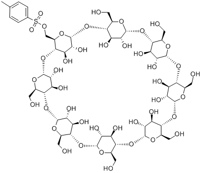 单-6-O-对甲苯磺酰-Γ-环糊精,97227-33-3,结构式