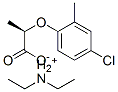 (R)-2-(4-クロロ-2-メチルフェノキシ)プロパン酸/N-エチルエタンアミン,(1:1) 化学構造式
