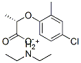 diethylammonium (S)-2-(4-chloro-2-methylphenoxy)propionate,97233-28-8,结构式