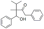 3-(Hydroxyphenylmethyl)-3,4-dimethyl-1-phenylpentan-2-one Structure