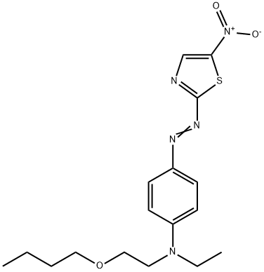 N-(2-butoxyethyl)-N-ethyl-4-[(5-nitro-2-thiazolyl)azo]aniline Struktur