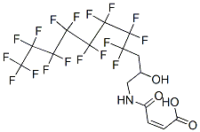 4-oxo-4-[(4,4,5,5,6,6,7,7,8,8,9,9,10,10,11,11,11-heptadecafluoro-2-hydroxyundecyl)amino]isocrotonic acid Structure