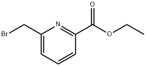 2-Pyridinecarboxylic acid, 6-(broMoMethyl)-, ethyl ester Struktur