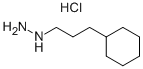 1-(3-cyclohexylpropyl)hydrazine hydrochloride Structure