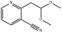 2-(2,2-diMethoxyethyl)nicotinonitrile Structure