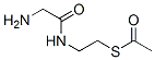 Ethanethioic acid S-[2-[(aminoacetyl)amino]ethyl] ester 结构式