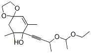 8-[3-(1-Ethoxyethoxy)-1-butynyl]-8-hydroxy-7,9,9-trimethyl-1,4-dioxaspiro[4.5]decan-6-ene,97324-37-3,结构式