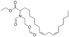2-[formyl[2-(formyloxy)ethyl]amino]ethyl (9Z,12Z)-octadeca-9,12-dienoate Structure