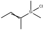 chlorodimethyl(1-methyl-1-propenyl)silane  Struktur