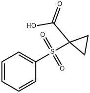 1-(PHENYLSULFONYL)CYCLOPROPANECARBOXYLIC ACID,97383-41-0,结构式