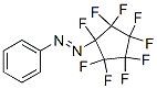 Diazene, (1,2,2,3,3,4,4,5,5-nonafluorocyclopentyl)phenyl- Structure