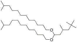 1,1'-[(3,5,5-trimethylhexylidene)bis(oxy)]bisisotridecane,97403-77-5,结构式