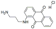 1-[(3-aminopropyl)amino]anthraquinone,  monohydrochloride Struktur