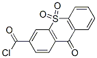 chloride 9-oxo-9H-thioxanthene-3-carbonyl 10,10-dioxide Structure