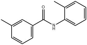 BENZAMIDE, 3-METHYL-N-(2-METHYLPHENYL)- 化学構造式