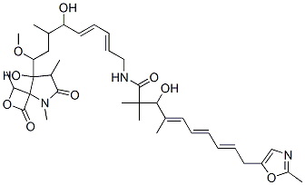 苦洛霉素 B,97412-77-6,结构式