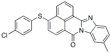 4-[(4-chlorophenyl)thio]-10-methyl-7H-benzimidazo[2,1-a]benz[de]isoquinolin-7-one|