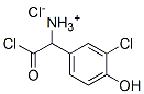 [2-chloro-1-(3-chloro-4-hydroxyphenyl)-2-oxoethyl]ammonium chloride|