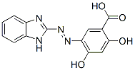 2,4-dihydroxy-5-(2-benzimidazolylazo)benzoic acid|