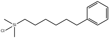 6-phenylhexyldimethylchlorosilane Struktur