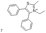 4,5-DIPHENYL-3-ETHYL-2-METHYLTHIAZOLIUM IODIDE Structure