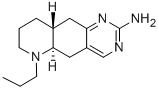 6-プロピル-5,5aα,6,7,8,9,9aβ,10-オクタヒドロピリド[2,3-g]キナゾリン-2-アミン 化学構造式