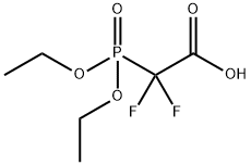 2-(二乙氧基磷酰基)-2,2-二氟乙酸,97480-37-0,结构式