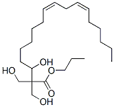 [(9Z,12Z)-9,12-オクタデカジエン酸]3-ヒドロキシ-2,2-ビス(ヒドロキシメチル)プロピル 化学構造式