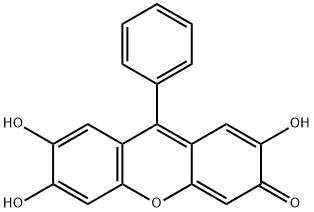 フェニルフルオロン 化学構造式