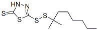 1,3,4-Thiadiazole-2(3H)-thione, 5-(tert-nonyldithio)- Structure