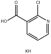 potassium 2-chloro-nicotinate Struktur