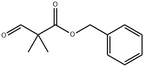 benzyl 2-formyl-2-methylpropanoate Struktur