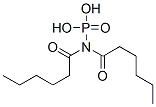 dicaproylphosphatidic acid Structure