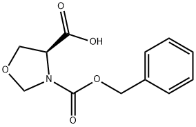 (S)-(-)-3-Z-4-OXAZOLIDINECARBOXYLIC ACID Struktur