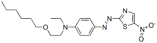 N-ethyl-N-[2-(hexyloxy)ethyl]-4-[(5-nitrothiazol-2-yl)azo]aniline Structure