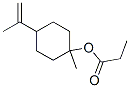 1-methyl-4-(1-methylvinyl)cyclohexyl propionate  Struktur