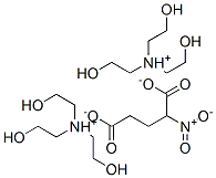 bis[tris(2-hydroxyethyl)ammonium] nitroglutarate  化学構造式