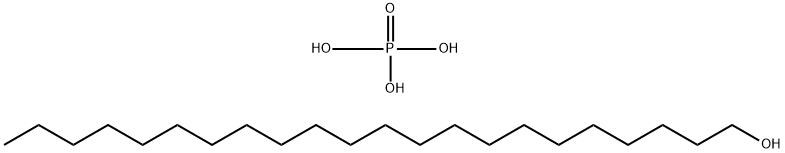 1-Docosanol, phosphate, sodium salt 化学構造式