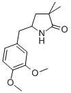 2-Pyrrolidinone, 5-((3,4-dimethoxyphenyl)methyl)-3,3-dimethyl- Structure