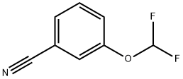 3-(ジフルオロメトキシ)ベンゾニトリル 化学構造式