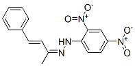 N-(2,4-Dinitrophenyl)-4-phenyl-3-butene-2-one hydrazone Struktur