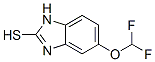 5-Difluoromethoxy-2-Mercapto-1H-Benzimidazole,9763-62-7,结构式