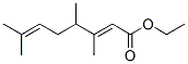 ethyl 3,4,7-trimethyl-2,6-octadienoate 结构式