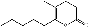 3,4-dihydro-5-methyl-6-pentyl-2H-pyran-2-one,97635-25-1,结构式